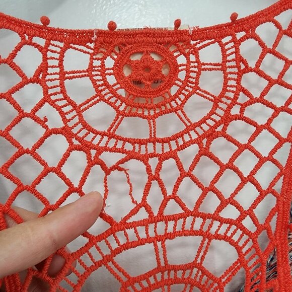 Sundance Women's Crochet Maxi Dress with Belt - XL - Picture 8 of 8